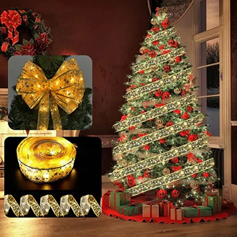 Fita Decorativa Natalina para Árvore de Natal com Iluminação - Image 4