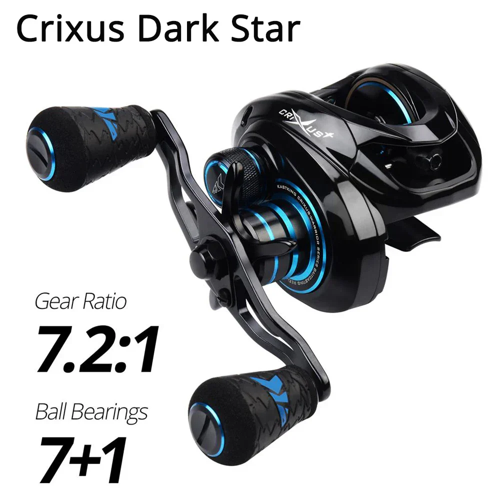 Carretilha KastKing-Crixus - 7 + 1BBs - 8kg Max Drag - 206g - Image 6